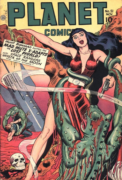 Cover for Planet Comics (Fiction House, 1940 series) #51