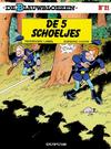 Cover for De Blauwbloezen (Dupuis, 1972 series) #21 - De 5 schoeljes