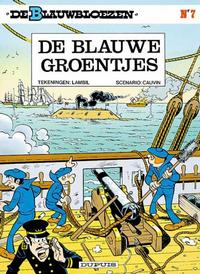 Cover Thumbnail for De Blauwbloezen (Dupuis, 1972 series) #7 - De blauwe groentjes