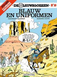 Cover Thumbnail for De Blauwbloezen (Dupuis, 1972 series) #10 - Blauw en uniformen