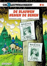 Cover Thumbnail for De Blauwbloezen (Dupuis, 1972 series) #41 - De Blauwen nemen de benen