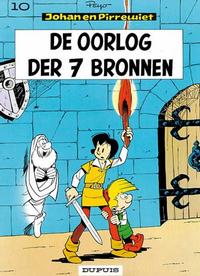 Cover Thumbnail for Johan en Pirrewiet (Dupuis, 1954 series) #10 - De oorlog der 7 bronnen