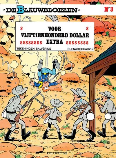 Cover for De Blauwbloezen (Dupuis, 1972 series) #3 - Voor vijftienhonderd dollar extra