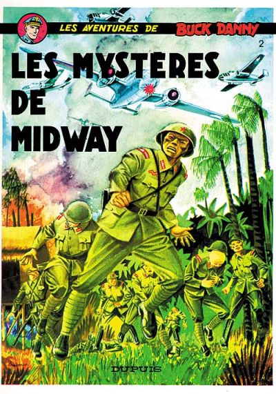 Cover for Les aventures de Buck Danny (Dupuis, 1948 series) #2 - Les mystères de Midway