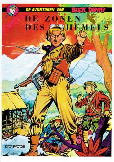 Cover for Buck Danny (Dupuis, 1949 series) #3 - De zonen des hemels [Herdruk (1967)]
