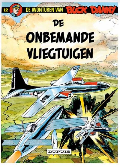 Cover for Buck Danny (Dupuis, 1949 series) #12 - De onbemande vliegtuigen
