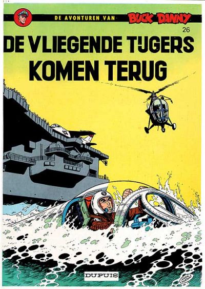 Cover for Buck Danny (Dupuis, 1949 series) #26 - De Vliegende Tijgers komen terug