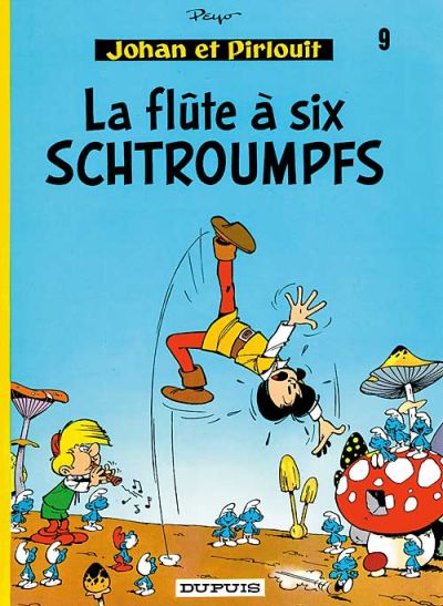 Cover for Johan et Pirlouit (Dupuis, 1954 series) #9 - La flûte à six schtroumpfs