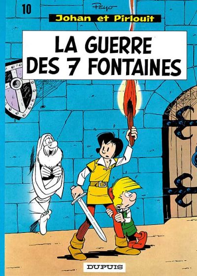 Cover for Johan et Pirlouit (Dupuis, 1954 series) #10 - La guerre des 7 fontaines