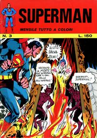 Cover Thumbnail for Superman (Edizioni Williams Inteuropa, 1971 series) #3