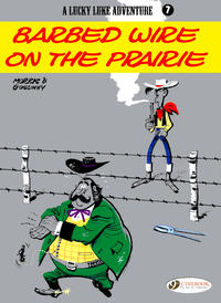 Cover Thumbnail for A Lucky Luke Adventure (Cinebook, 2006 series) #7 - Barbed Wire on the Prairie