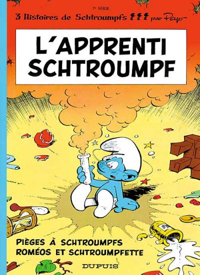 Cover for Les Schtroumpfs (Dupuis, 1963 series) #7 - L'apprenti schtroumpf