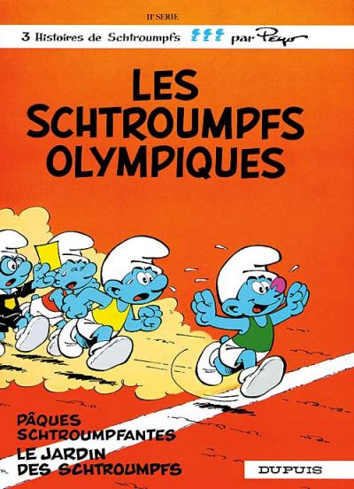 Cover for Les Schtroumpfs (Dupuis, 1963 series) #11 - Les Schtroumpfs olympiques