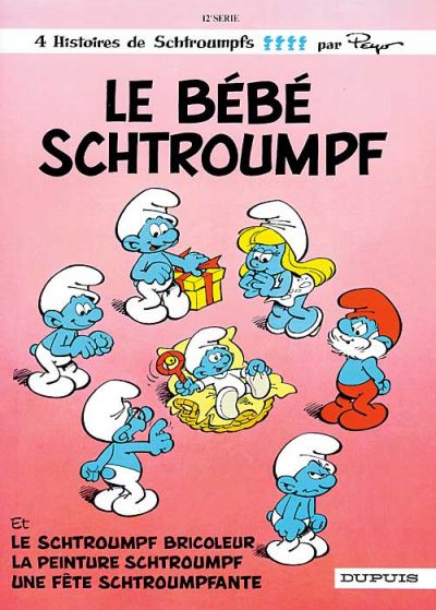 Cover for Les Schtroumpfs (Dupuis, 1963 series) #12 - Le bébé schtroumpf