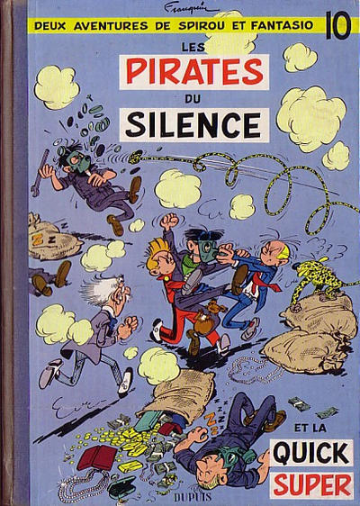 Cover for Les Aventures de Spirou et Fantasio (Dupuis, 1950 series) #10 - Les pirates du silence