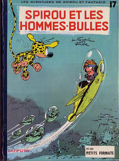 Cover for Les Aventures de Spirou et Fantasio (Dupuis, 1950 series) #17 - Spirou et les hommes-bulles