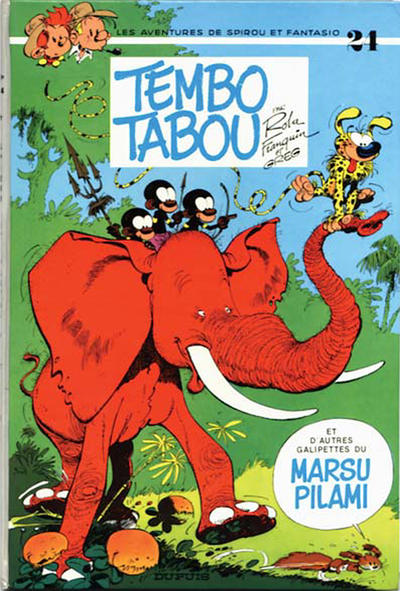 Cover for Les Aventures de Spirou et Fantasio (Dupuis, 1950 series) #24 - Tembo Tabou