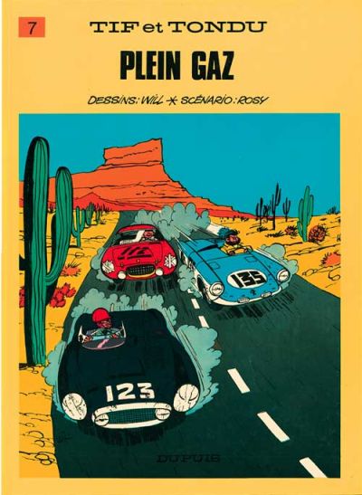 Cover for Tif et Tondu (Dupuis, 1954 series) #7 - Plein gaz