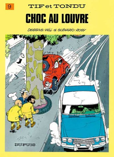 Cover for Tif et Tondu (Dupuis, 1954 series) #9 - Choc au Louvre