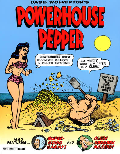 Cover for Basil Wolverton's Powerhouse Pepper (Fantagraphics, 1994 series) 