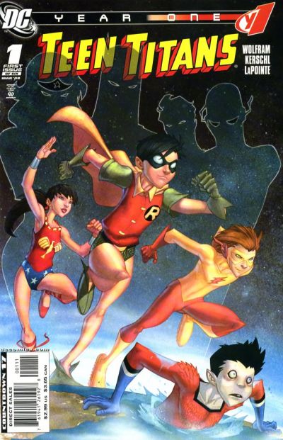 Cover for Teen Titans Year One (DC, 2008 series) #1
