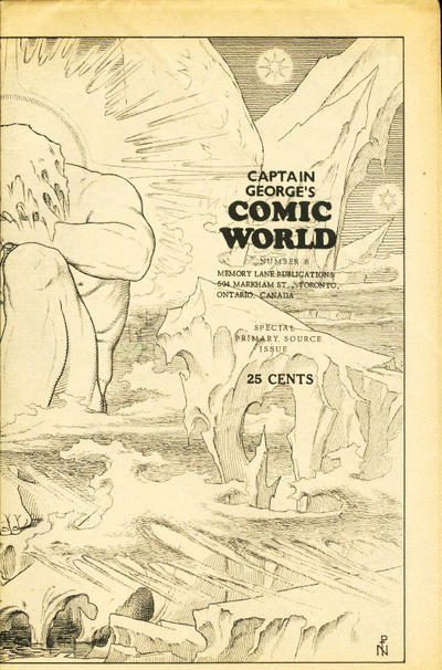 Cover for Captain George's Comic World (Memory Lane Publications, 1967 series) #8