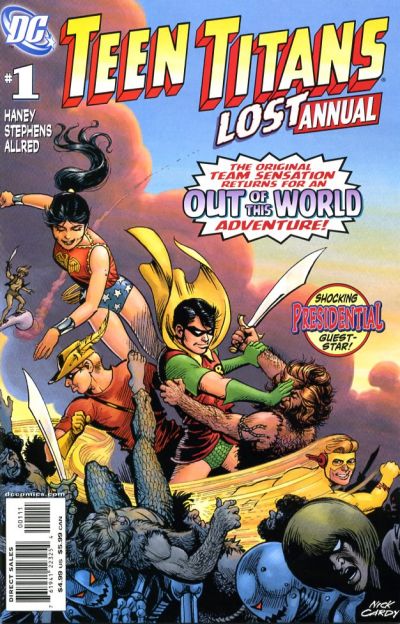 Cover for Teen Titans Lost Annual (DC, 2008 series) #1