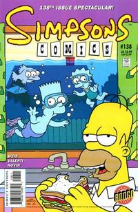 Cover for Simpsons Comics (Bongo, 1993 series) #138