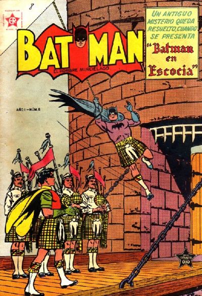 Cover for Batman (Editorial Novaro, 1954 series) #8