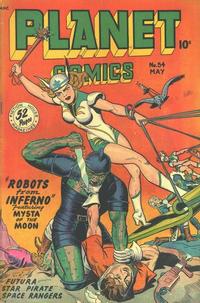 Cover for Planet Comics (Fiction House, 1940 series) #54