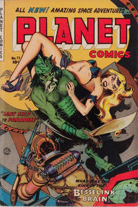 Cover Thumbnail for Planet Comics (Fiction House, 1940 series) #72