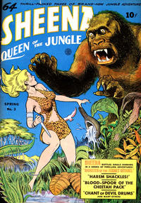 Cover Thumbnail for Sheena, Queen of the Jungle (Fiction House, 1942 series) #3