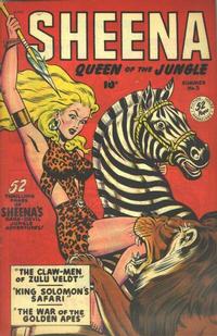 Cover for Sheena, Queen of the Jungle (Fiction House, 1942 series) #5