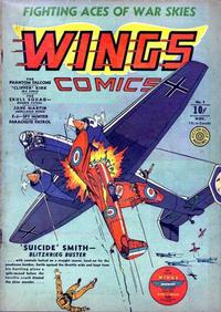 Cover Thumbnail for Wings Comics (Fiction House, 1940 series) #3