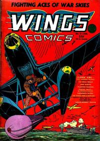 Cover for Wings Comics (Fiction House, 1940 series) #5