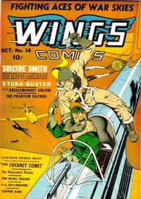 Cover Thumbnail for Wings Comics (Fiction House, 1940 series) #14