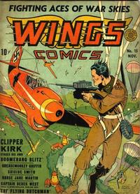 Cover for Wings Comics (Fiction House, 1940 series) #15