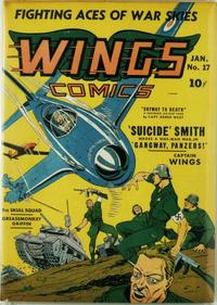 Cover Thumbnail for Wings Comics (Fiction House, 1940 series) #17