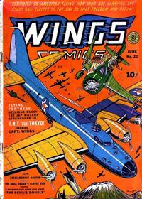 Cover Thumbnail for Wings Comics (Fiction House, 1940 series) #22