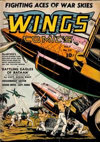 Cover Thumbnail for Wings Comics (Fiction House, 1940 series) #23