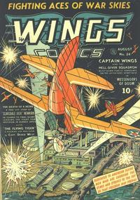 Cover Thumbnail for Wings Comics (Fiction House, 1940 series) #24