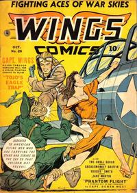 Cover for Wings Comics (Fiction House, 1940 series) #26