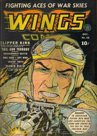 Cover Thumbnail for Wings Comics (Fiction House, 1940 series) #28