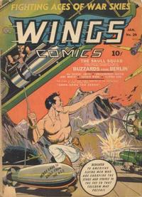 Cover Thumbnail for Wings Comics (Fiction House, 1940 series) #29