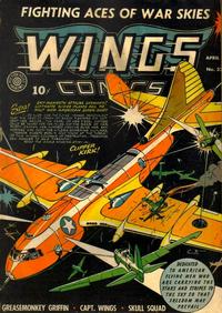 Cover Thumbnail for Wings Comics (Fiction House, 1940 series) #32