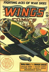 Cover Thumbnail for Wings Comics (Fiction House, 1940 series) #33