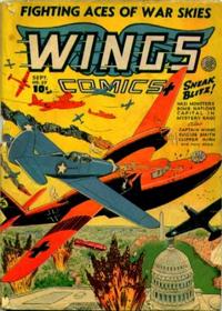 Cover Thumbnail for Wings Comics (Fiction House, 1940 series) #37