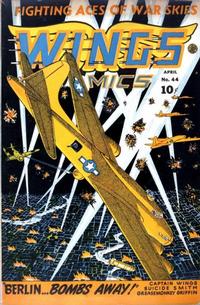 Cover Thumbnail for Wings Comics (Fiction House, 1940 series) #44