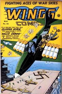 Cover Thumbnail for Wings Comics (Fiction House, 1940 series) #45