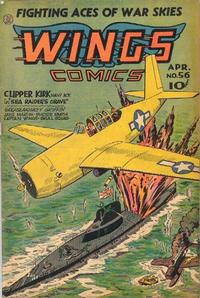 Cover Thumbnail for Wings Comics (Fiction House, 1940 series) #56